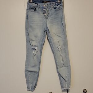 Light Blue Distressed Jeans